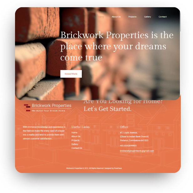 Brick Work Properties